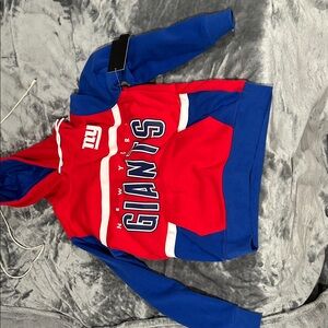 Men's Red and Blue Giants Hoodie